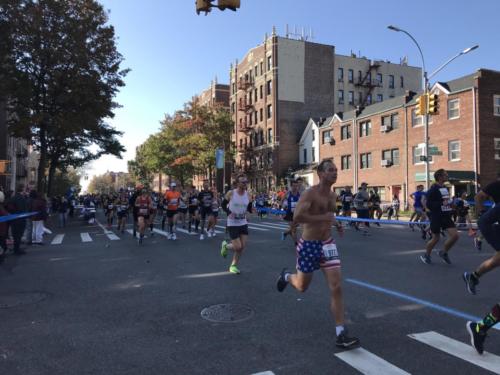2019 #tcsnycmarathon Bay Ridge, Brooklyn Mile 4