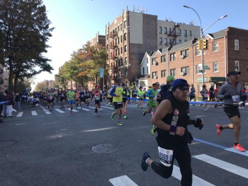 2019 #tcsnycmarathon Bay Ridge, Brooklyn Mile 4