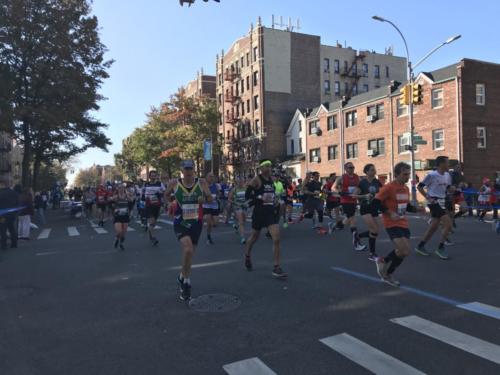 2019 #tcsnycmarathon Bay Ridge, Brooklyn Mile 4
