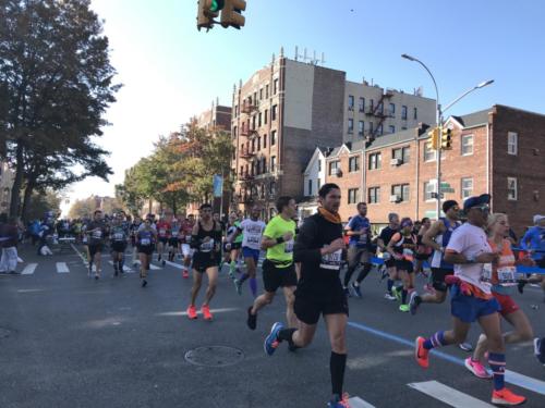 2019 #tcsnycmarathon Bay Ridge, Brooklyn Mile 4