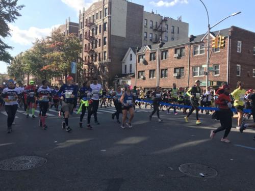 2019 #tcsnycmarathon Bay Ridge, Brooklyn Mile 4